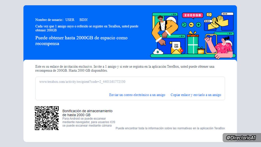 Terabox 1BT Gratis - DirectorioA1