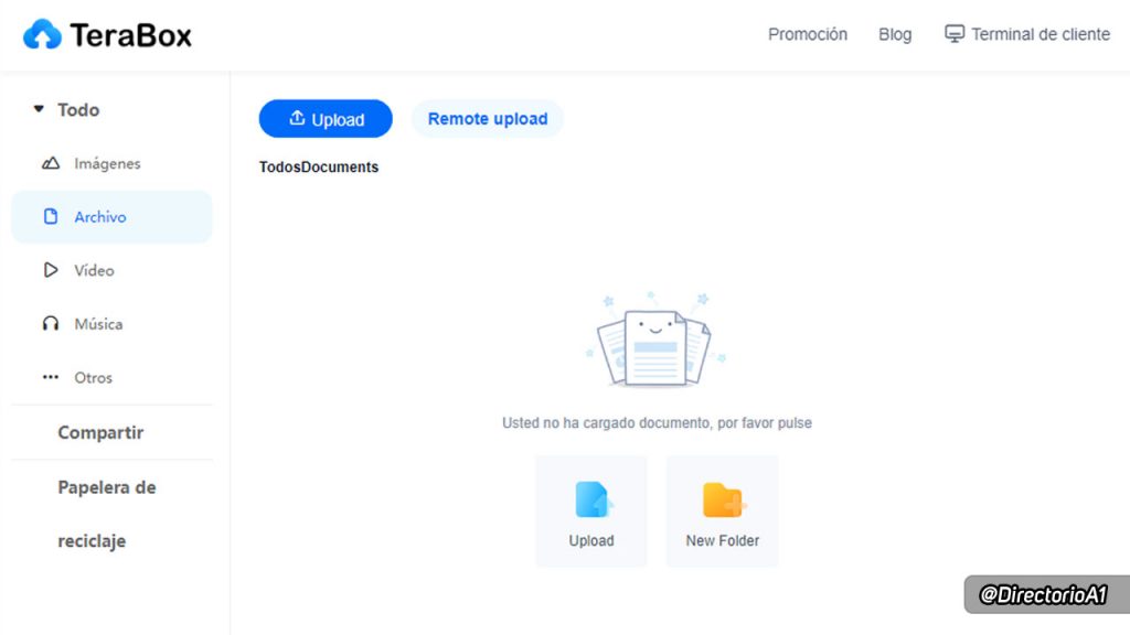Terabox 1BT Gratis - DirectorioA1