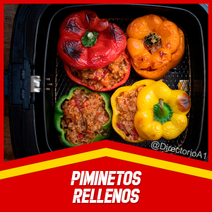 pimientos rellenos curso de cocina en freidora de aire da1